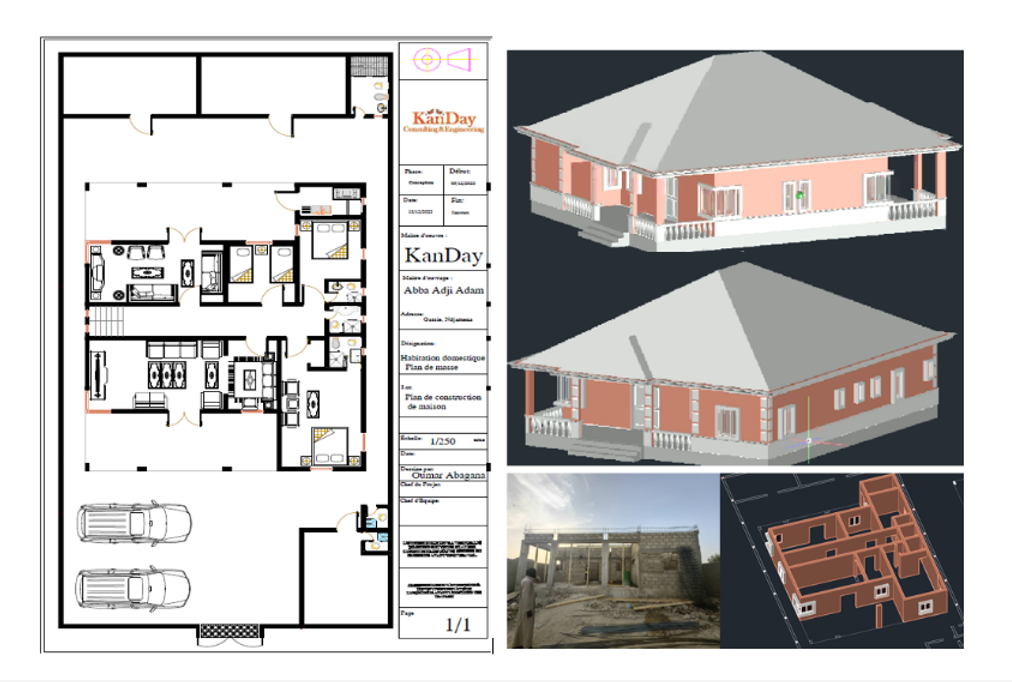 Conception et Coordination d'un Bâtiment Résidentiel - 1