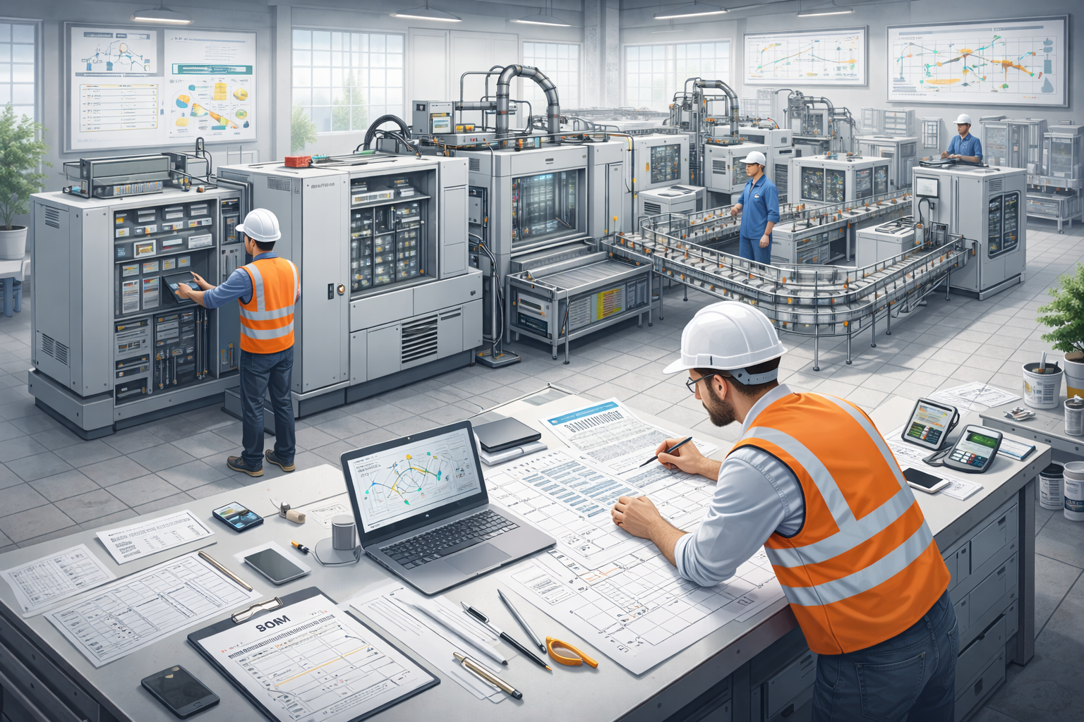 Réindustrialisation et Mise en Service d'Unité de Production - 1